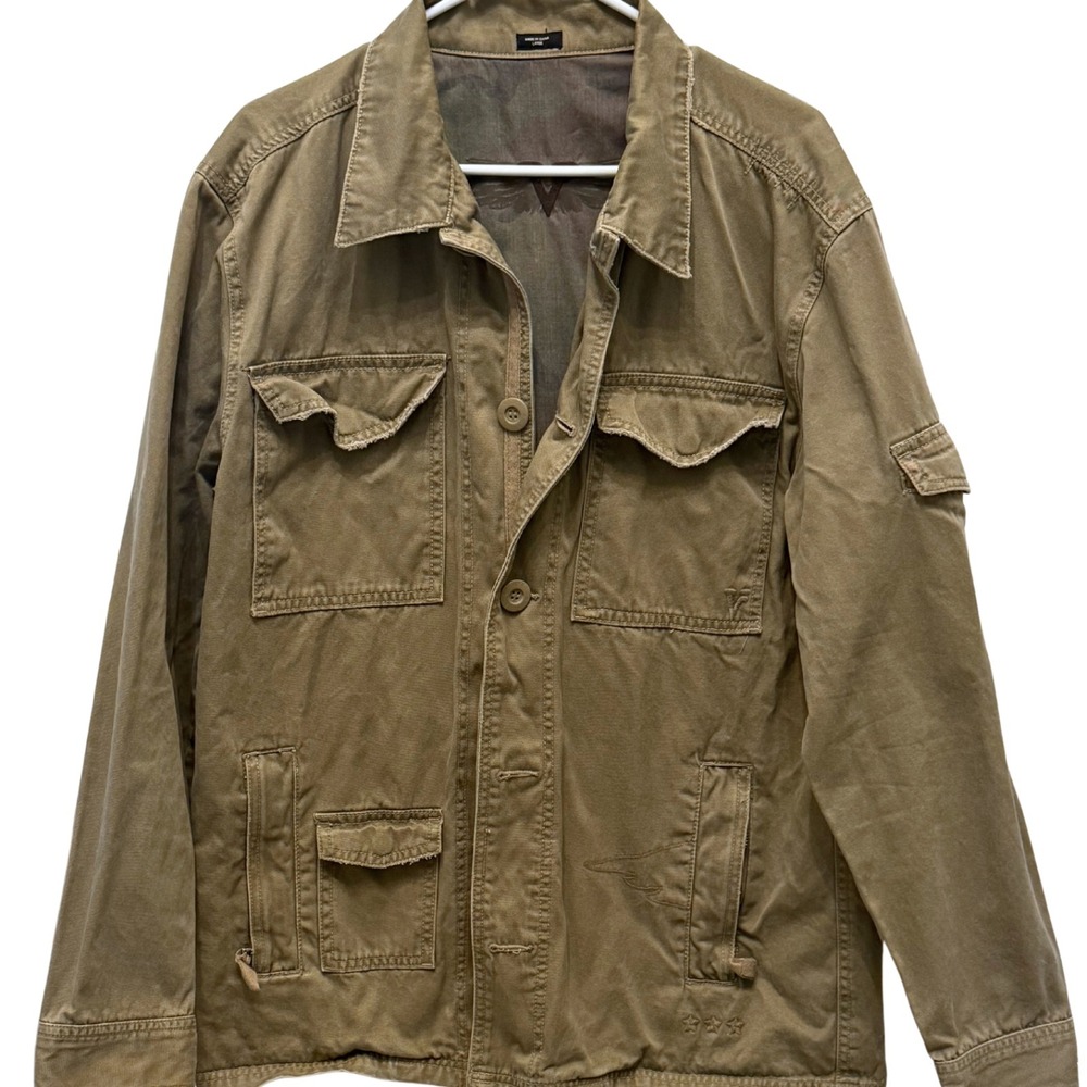 VTG Kirra Urban Outfitters Cotton Canvas Gorpcore Utility Field Jacket Y2K Large